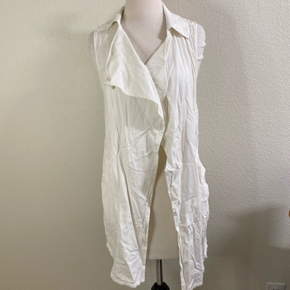 Bar III Cream‎ Layering Sleeveless Long Top - Picture 1 of 4
